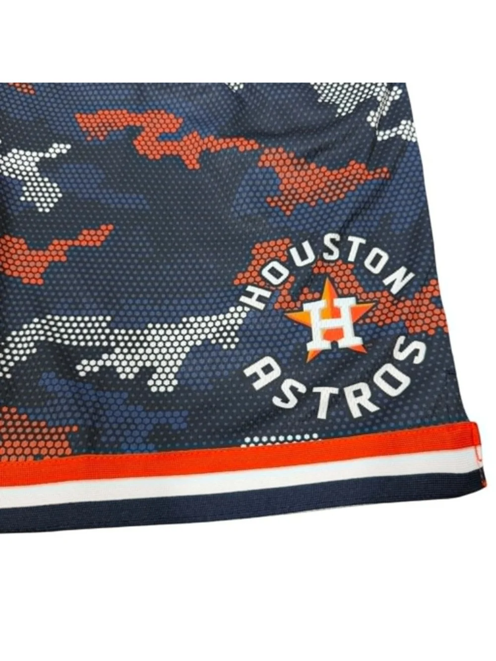 Houston Astros Shorts Camo Active Basketball Boys Large NWT